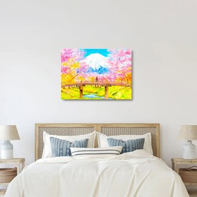 Obraz na szkle - Malowana para, akwarela (70x50 cm)