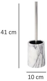Pojemnik na szczotkę ONYX + szczotka WC, WENKO