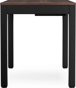 Biurko elektryczne regulowane Evan 120x63 cm, orzech/czarny