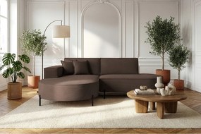 Narożnik Parma Studio Hills, tkanina Poso, lewy, brązowy (06)