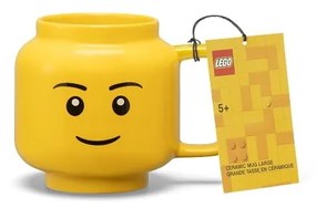 Żółty ceramiczny kubek dla dzieci 530 ml Head – LEGO®