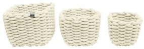 Tekstylne koszyki zestaw 3 szt. 30x25x19 cm Tom Tailor – Wenko