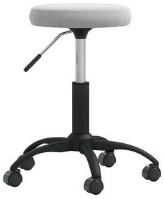 Popielaty obrotowy fotel biurowy D3-K81