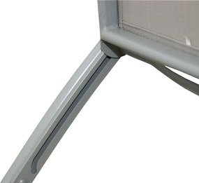 Doppler EXPERT WOOD - ogrodowy aluminiowy fotel regulowany