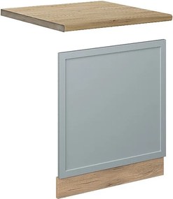 Panel przedni jasnoniebiesko-szary 60x1.6x67.4 fame-line