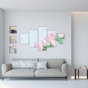 Zdjęcie - Bukiet tulipanów (125x70 cm)
