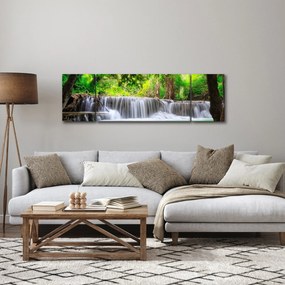 Obraz wodospadu w Kanchanaburi, Tajlandia (170x50 cm)