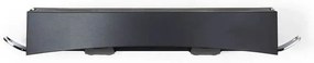 Czarna samoprzylepna półka Compactor Clever Flip Shower Shelf