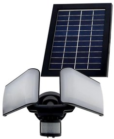 LED solarny reflektor z czujnikiem LED/20W/5,5V IP44 na zewnątrz