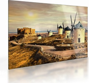 Obraz na szkle - Wiatraki (70x50 cm)