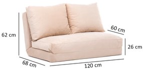 Sofa rozkładana Taida Cream