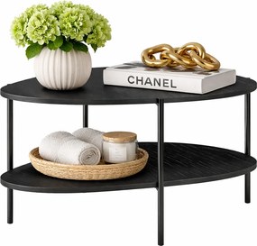 Elegancki czarny stolik kawowy B8-D69