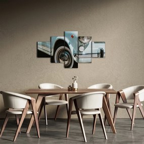 Obraz - Fiat retro samochód (125x70 cm)