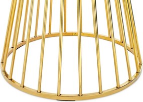 Stół na drucianej podstawie Glam Marble 110 imitacja marmuru