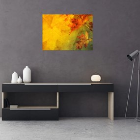 Obraz - Jesienne liście (70x50 cm)