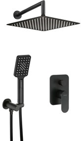 Deante NAC_N9LP - zestaw prysznicowy z baterią podtynkową ALPINIA czarny