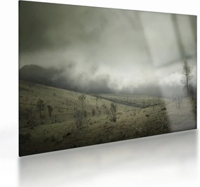 Obraz na szkle krajobrazu przed burzą (70x50 cm)