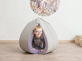 Dziecięce siedzisko do przedszkola - rozkładany Tulipan sensoryczny 4641818
