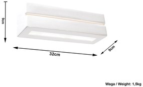 Kinkiet ceramiczny nad lustro E710 P1-B23