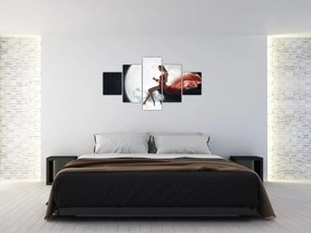 Obraz - Kobieta w świetle księżyca (125x70 cm)