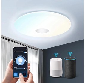 Aigostar - LED Ściemnialny plafon LED/18W/230V śr. 34 cm Wi-Fi