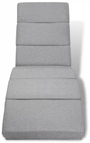 Casaria Leżanka LONDON, 186×55×89cm, szara