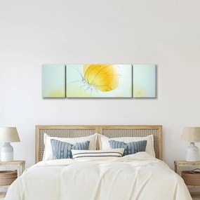Obraz - Żółty motyl (170x50 cm)