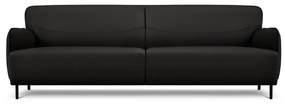 Czarna skórzana sofa Windsor &amp; Co Sofas Neso, 235x90 cm