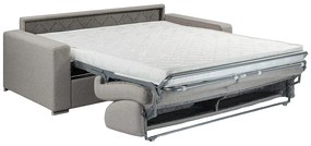 Kanapa 2-osobowa z ekspresowym mechanizmem rozkładania z tkaniny CALITO - Niebieski - Wymiary miejsca do spania: 120 cm - Materac 14 cm z pamięcią kształtu