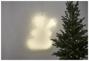 Wisząca dekoracja świetlna LED Star Trading Lumiwall Snowman, wys. 50 cm
