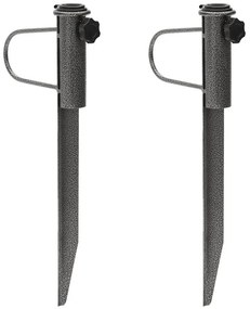 Komplet 2 wbijanych stojaków na parasole S1-K46