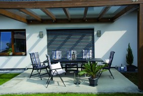 Doppler FIRENZE - rozkładany stół aluminiowy 180/240 x 90 x 75 cm - Towar z drobną wadą (N580)