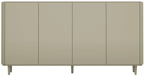 Komoda Elivo 200 cm na nóżkach - eukaliptus / dąb baltic dune