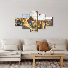 Obraz - Balony na ogrzane powietrze (125x70 cm)
