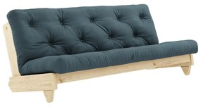 Sofa rozkładana z niebieskozielonym pokryciem Karup Design Fresh Natural/Petrol Blue