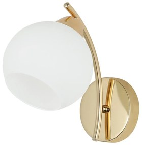 Kinkiet w biało-złotym kolorze Amos – Candellux Lighting