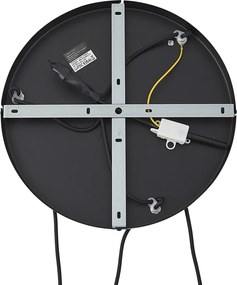 Lampa wisząca czarna z bursztynowym, przydymionym i przezroczystym szkłem 3-źródła światła - Elena