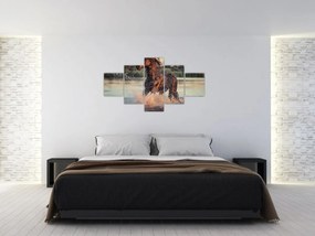 Obraz - Biegnący koń (125x70 cm)