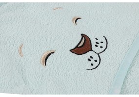 Miętowy bawełniany szlafrok dziecięcy w rozmiarze 1-2 lata Aslan – Foutastic