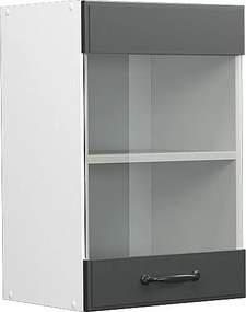 Szklana szafka kuchenna antracytowy domek wiejski 40x31x60 r-line