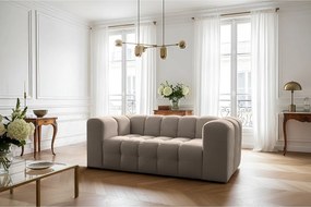 Sofa Baloo, 2-osobowa, do salonu, tkanina Tiffany, taupe