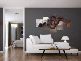 Obraz - Zakochane konie (125x70 cm)