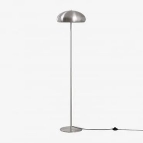 Metalowa Lampa Podłogowa Hirma Chrome - Sklum