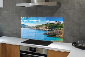 Panel szklany do Kuchni Górzyste Wybrzeże nad Morzem