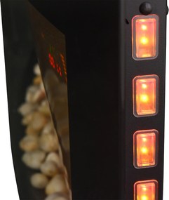 HOMCOM kominek elektryczny piec kominkowy