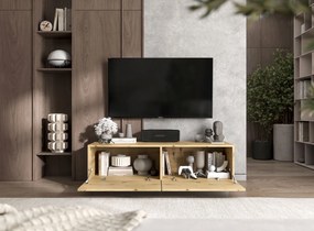 Dwudrzwiowa szafka RTV na cokole Enjoy dąb artisan