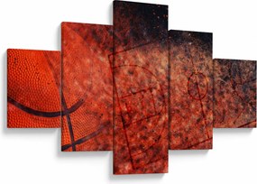Obraz - Piłka do koszykówki (125x70 cm)
