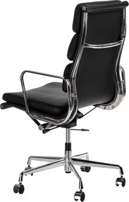 Fotel biurowy CH2191T skóra chrom