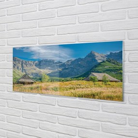 Panel szklany do Kuchni Górska Osada w Dolinie