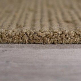Wełniany dywan tkany ręcznie w kolorze khaki 120x170 cm Harris Boucle – Flair Rugs